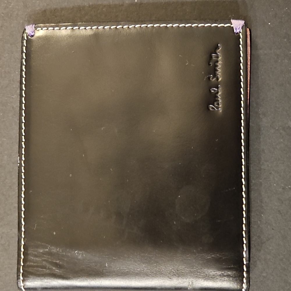 PAUL SMITH BLACK LEATHER WALLET